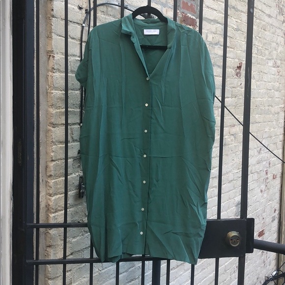 Everlane Dresses & Skirts - Size 2 Green Silk Everlane Dress